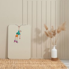 아이캔컴퍼니 국내생산 미드센츄리 접이식 인테리어 LPM 거실테이블, 점핑