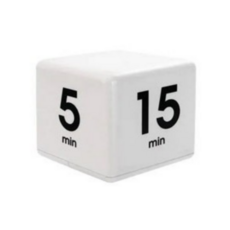 Kitchen Awesome方塊計時器, 白色的, 1個