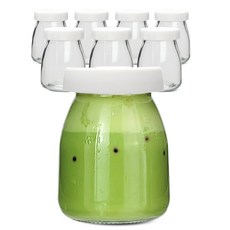 mir Hexa 矽膠優格罐 白色, 8個, 140ml