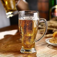 프렌치마르스 슛골 축구공 모양 맥주컵 투명 500ml MMM3808, 1개