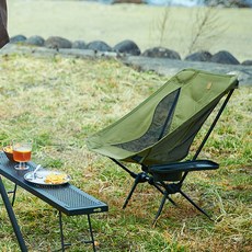Hügel 低款露營椅, 卡其色, 1個