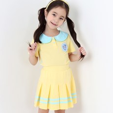 PremierFam 女童Catch! Teenieping五分袖圓領T恤 + 短裙套裝