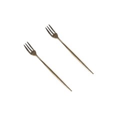 보겐 킹덤 커트러리 티포크, 골드, 2개