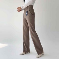 Planday 女款 高腰雙釦寬版西裝褲