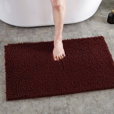 I Love Home 單色基本款優質浴缸防滑地墊, 咖啡色