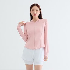Elsso 女款防曬運動休閒防磨衣修身長袖拉鍊上衣