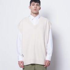 ABON 男款2020FW in over針織背心 M614