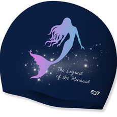 SD7 人魚傳說泳帽 SGL-CA33, 海軍藍, 1個