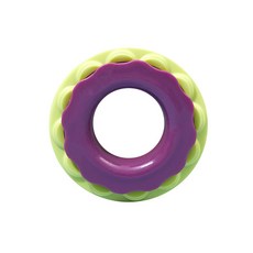 Carno 卡諾 韓國彩色甜甜圈寵物狗玩具 10cm, 1個, 紫色