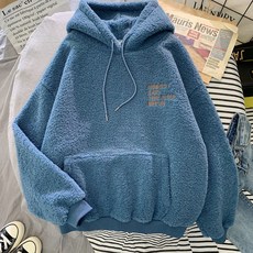 Elsso 柔軟人造毛長袖連帽T恤