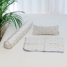 ahtty blanc 嬰兒枕頭 + 身體枕 + 毯子 甜睡組合, 恐龍森林