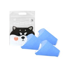 狗狗用濾網口罩 小型犬用 藍色 S 3入, 1個