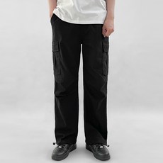 남성용 파라슈트 카고 워싱 와이드 팬츠 P3075