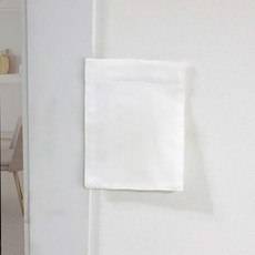 까사베르데 미유 베이직 패브릭 콘센트 커버 전선 가리개, 화이트