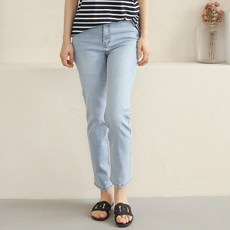 여성용 바턴 데님 팬츠