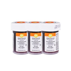 윌튼 아이싱칼라 오렌지, 28.3g, 3개