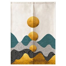 Vinterior 山景隔間門簾 雙開式, 13