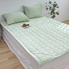 Lucidsleep Winter Tail冬季超細纖維固定鬆緊帶薄墊, Fairy Lime