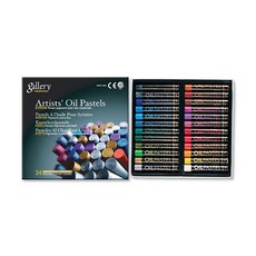 Mungyo 金屬油畫棒盒 MOP-24MN, 24色, 1組