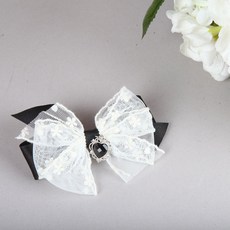 POP PUPPY Elia 寵物髮夾, 黑色, 1個