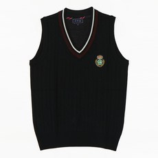 GYOBOKMALL 兒童酒款白線麻花校服馬甲