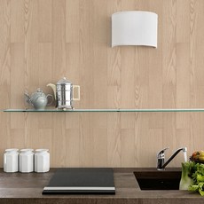 PREPASTED WALLPAPER 自黏式木紋壁紙 62入, 06橡木白木