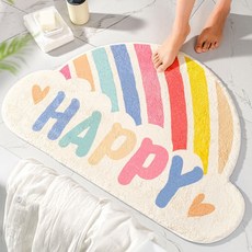 微笑彩虹浴室腳踏墊, 類型 1