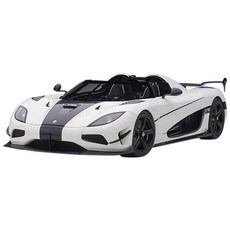 AUTOart 複製品 Koenigsegg Agera RS 汽車壓鑄模型 AA790214WH, 白色的