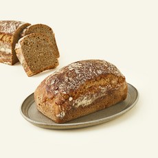 브로드카세 72시간 발효 저당 호밀 100 사워도우 식빵, 370g, 1개