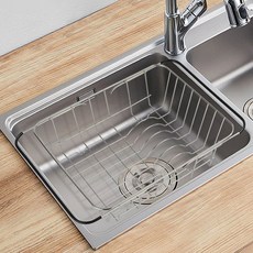 윈프라이스 스텐 싱크 개수대 건조 선반, 혼합색상, 1개