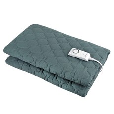 boKUK 可水洗電熱毯 BKB-9614S, 灰卡其綠, S(100 x 180cm)