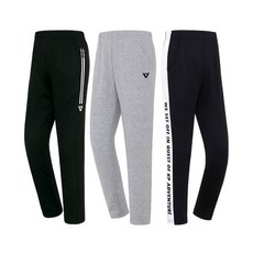 KISPO 鬆緊帶基本款長褲 3入