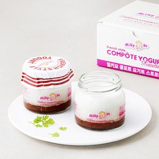 밀키요 프렌치스타일 콩포트 요거트 스트로베리, 520g, 1개