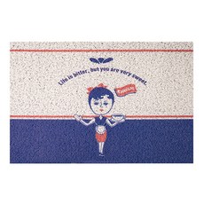 JCP插圖防滑線圈墊 L, 1個, 女孩