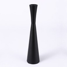 ganjiathome 北歐風格錐形燭台 L, 黑色