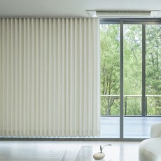 styLing home 雪酪雞眼孔鏤空遮光防寒防風窗簾 2入, 淡象牙白