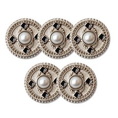 고급 코트 가디건 금속단추 티로 23mm, 니켈반광, 5개