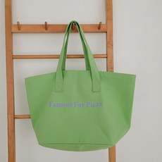 2'nd Pink 女性大尺寸帆布托特包