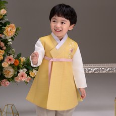TheyeHanbok 男童 514 情誼黃 韓服套裝