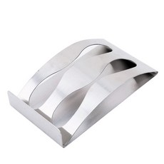 MEO 스테인레스 욕실 면도기 거치대 2구, 1개