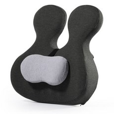 緊密填充記憶棉靠背墊, 深灰色