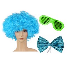 派對彩色捲髮假髮套組, 6型