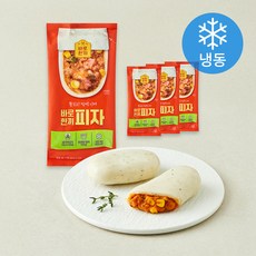 낭만부부 바로한끼 피자 (냉동), 100g, 4개, 1개입