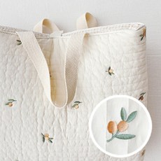 Dot to Dot X Marolotte 雙面日託中心午睡被墊嬰兒被子新生嬰兒, 刺繡睡墊_新鮮橄欖