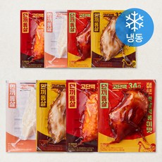 한끼통살 점보 오리지널 150g x 2개입 + 소이갈릭맛 200g x 2개입 + 매콤양념치킨맛 200g x 2개입 + 옛날떡볶이맛 200g x 2개입 세트 (냉동), 1.5kg, 1세트