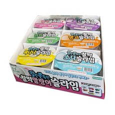 찰떡 말랑이 슬라임 12p, 혼합색상, 127g