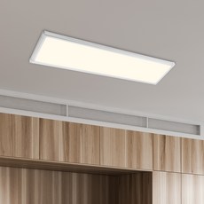원하 DS 에코 시드 직하직부 평판등 엣지등 1285X320 LED50W 플리커프리, 화이트 + 주백색