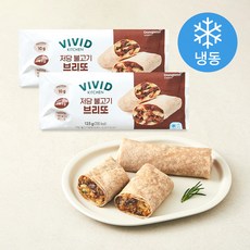 비비드키친 저당 불고기 브리또 (냉동), 125g, 2개, 1개입