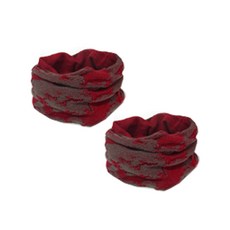Karnik 保暖圍脖 DN002 2入, 紅色的