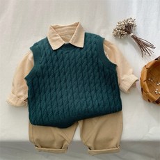 Arbe 麻花針織背心